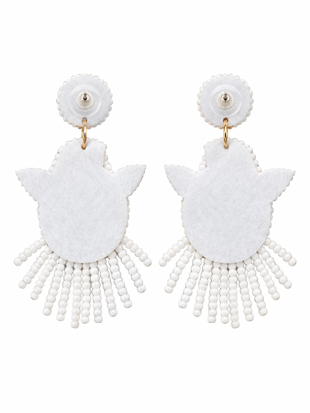 Boo-tiful Beaded Ghost Earrings