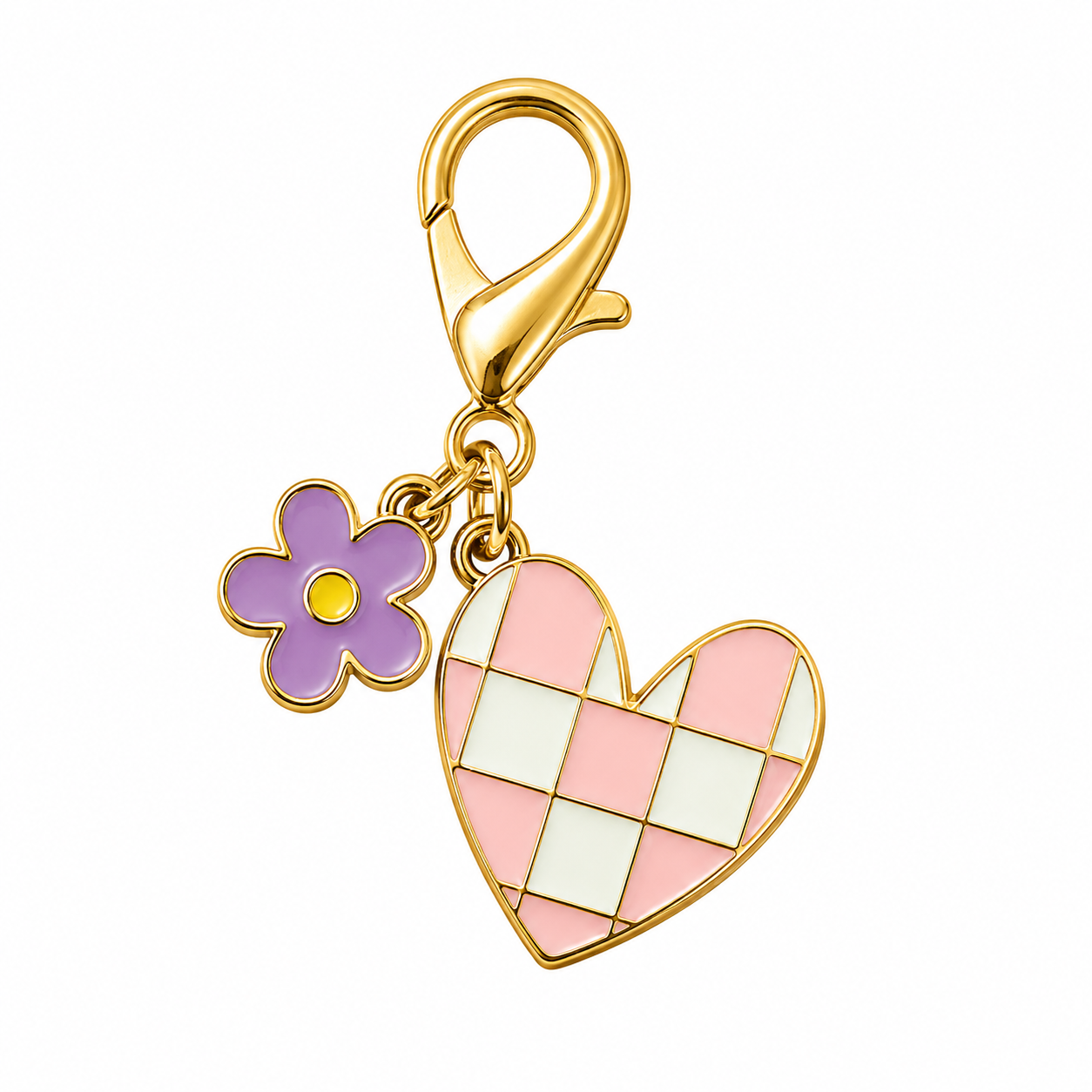 Love in Bloom Purple Charm Set