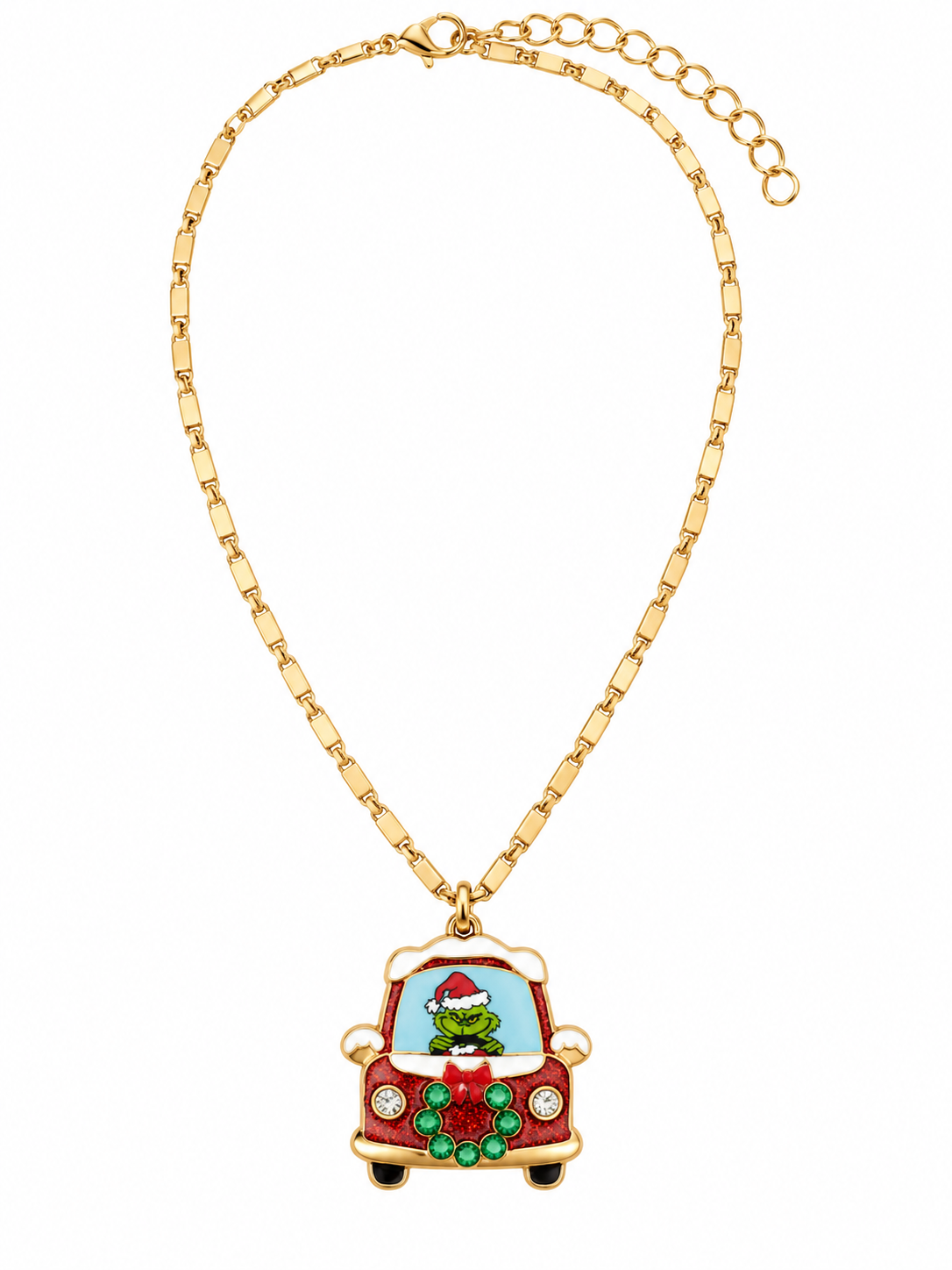 Merry Grinchmas Holiday Ride Necklace