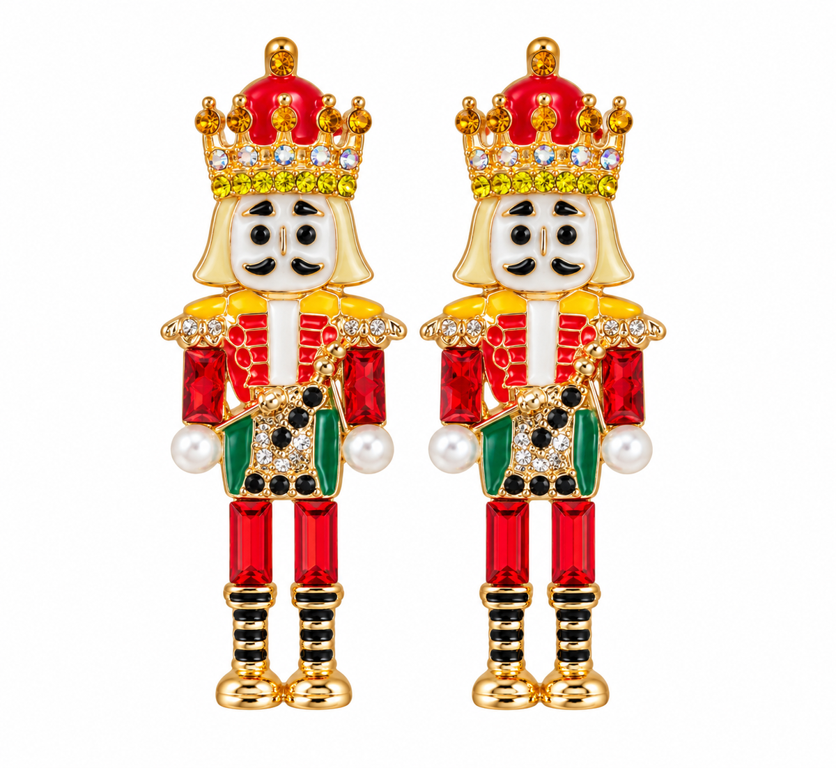 Royal Nutcracker Statement Earrings