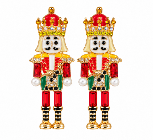 Royal Nutcracker Statement Earrings