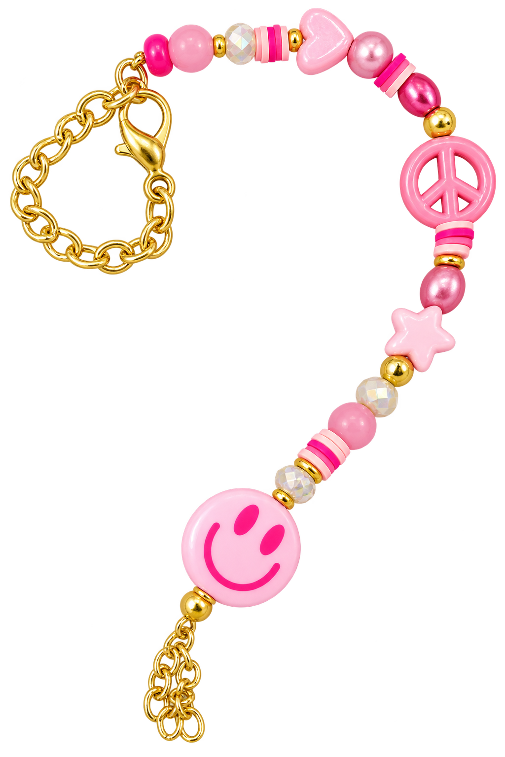 Tickled Pink Bag Charm