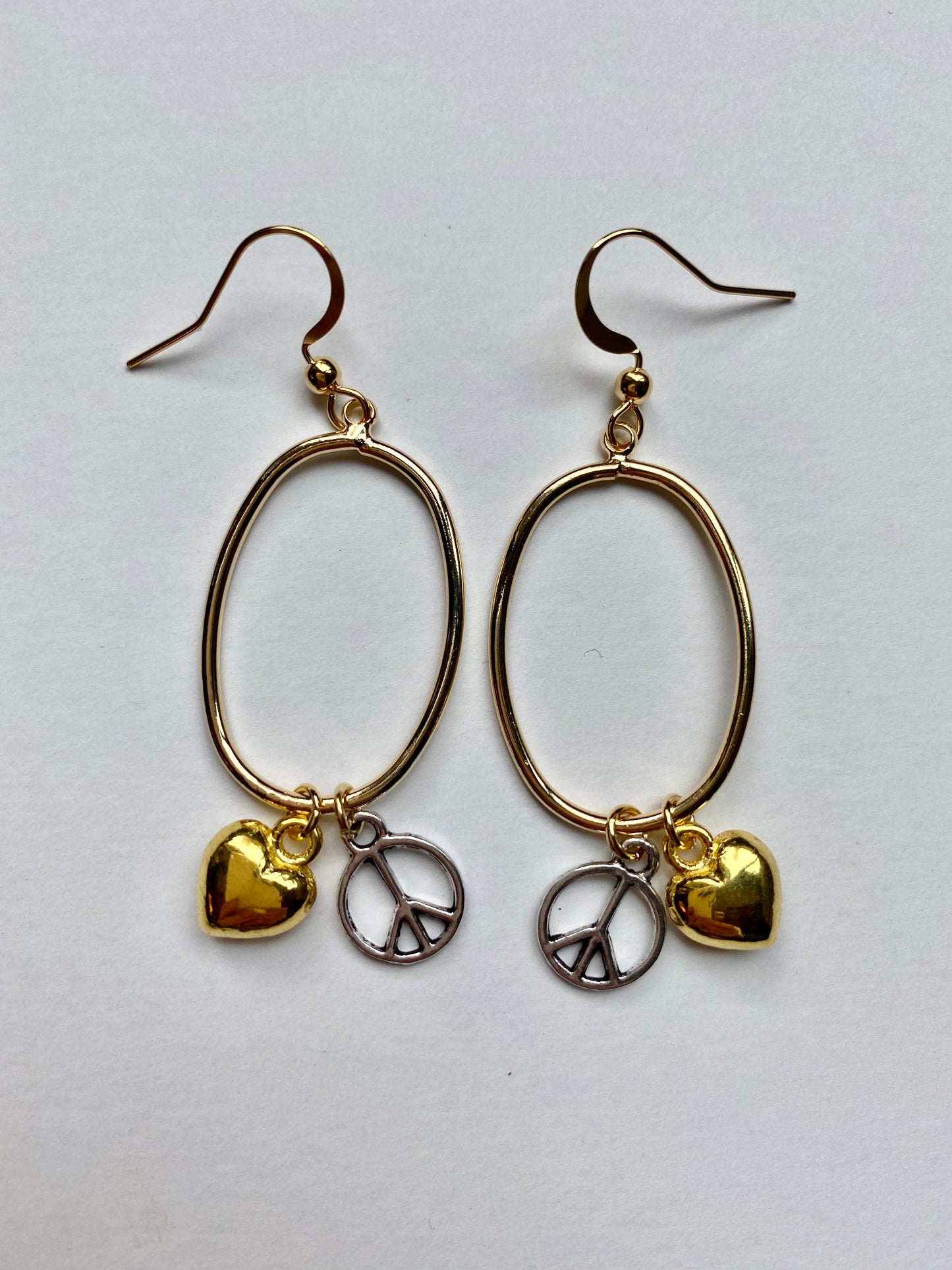 Peace And Love Earrings