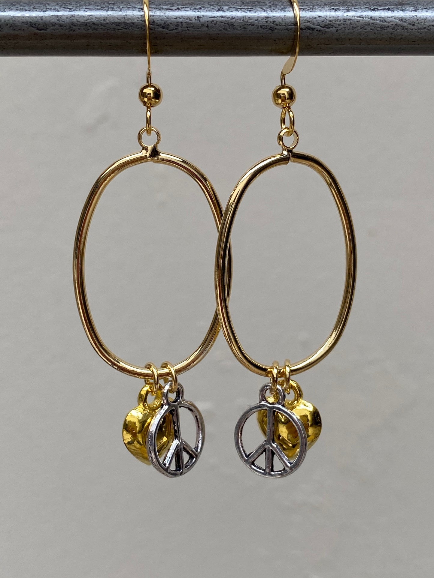 Peace And Love Earrings