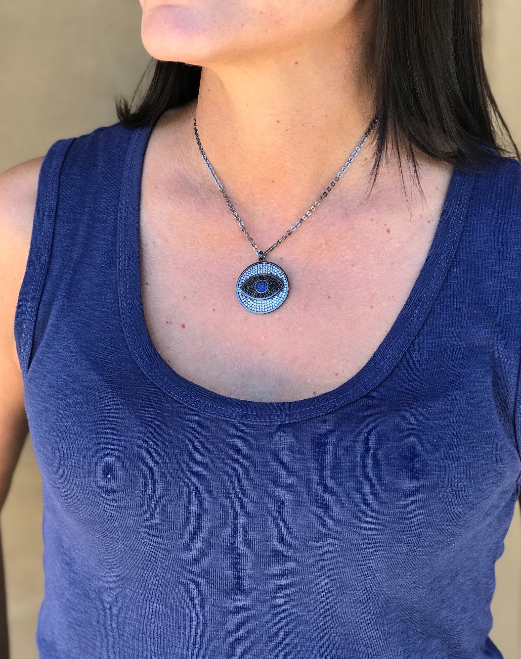 Laura Evil Eye Hematite