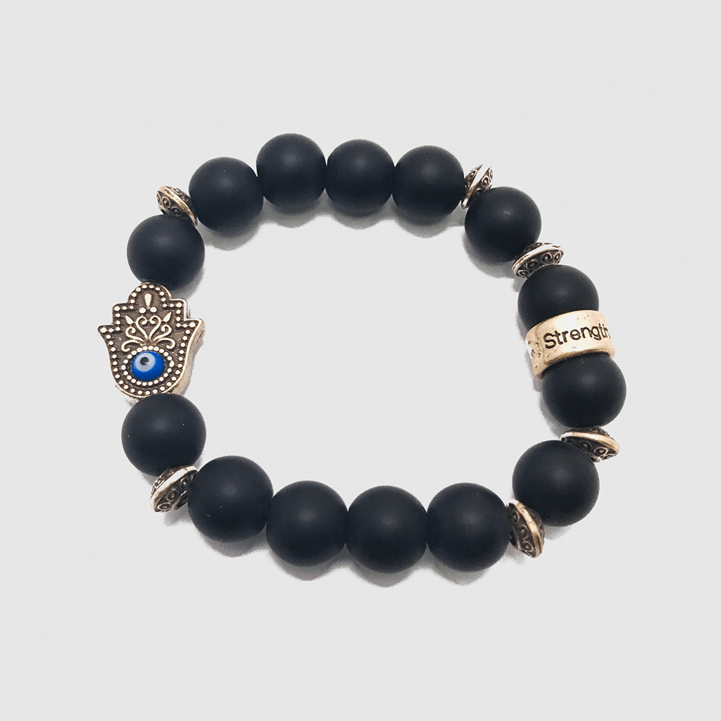 Strength Hamsa Hand #3 Black