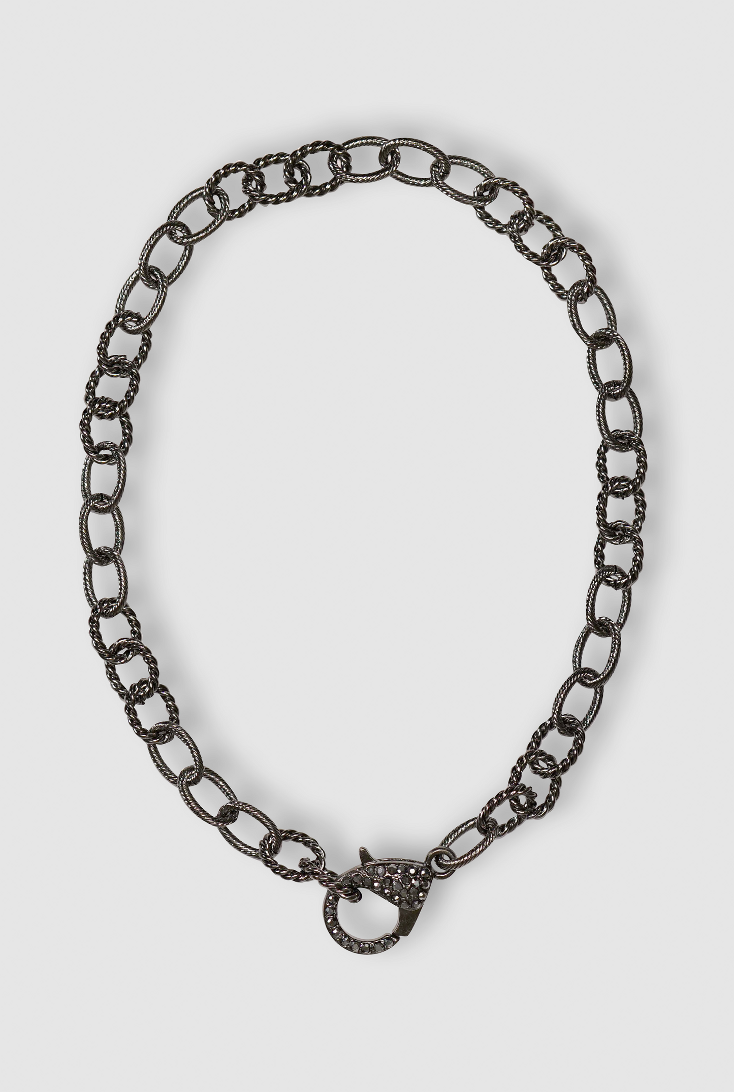 Gunmetal Choker Chain