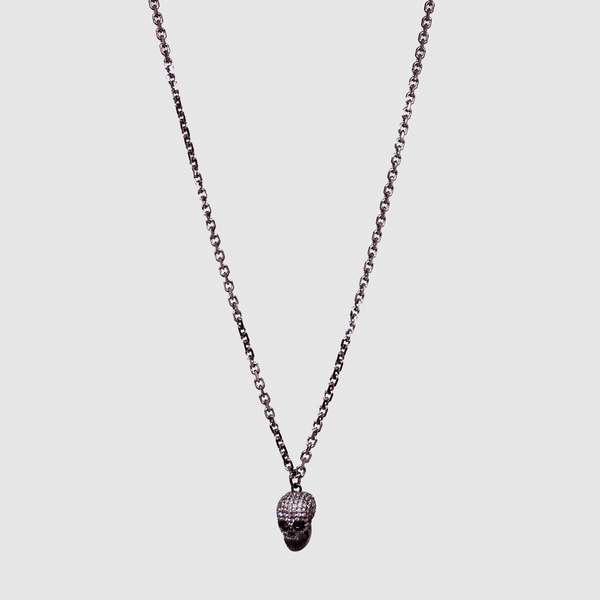 Maureen Pave' Skull Necklace