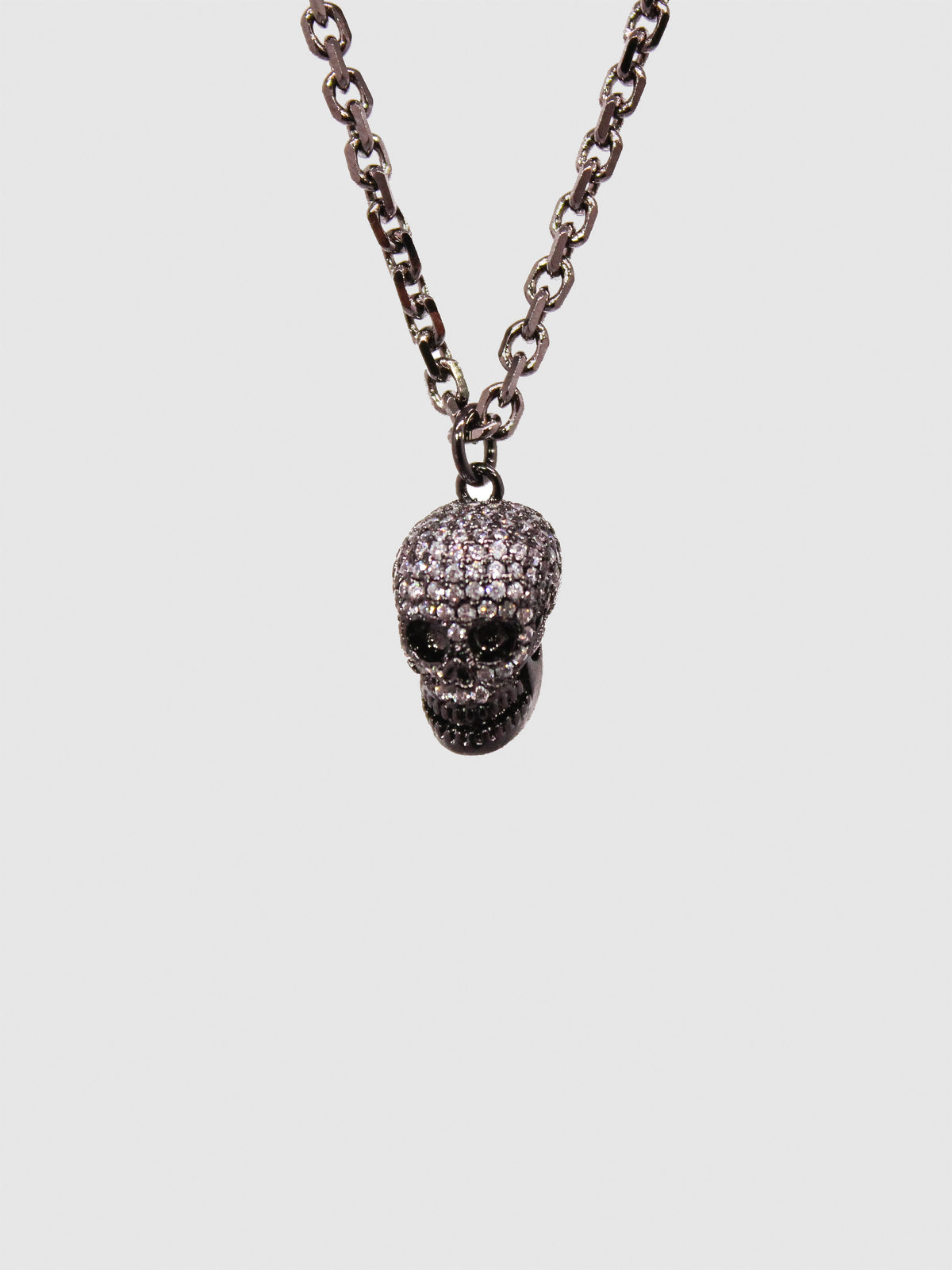 Maureen Pave' Skull Necklace